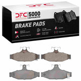 Dynamic Friction 1985-1997 Chevrolet Corvette Rear 5000 Advanced Low Metallic Brake Pads by Dynamic Friction Company 1551-0413-00