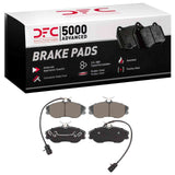 Dynamic Friction 1990-1997 Audi S6 Front 5000 Advanced Semi Metallic Brake Pads by Dynamic Friction Company 1551-0419-10