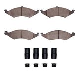 Dynamic Friction 1986-1993 Ford Taurus SHO Front 5000 Advanced Semi Metallic Brake Pads and Hardware Kit by Dynamic Friction Company 1551-0421-01