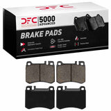Dynamic Friction 1986-1989 Mercedes-Benz 560SL Front 5000 Advanced Semi Metallic Brake Pads by Dynamic Friction Company 1551-0424-00