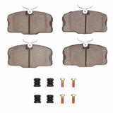 Dynamic Friction 1984-1985 Mercedes-Benz 500SEC Front 5000 Advanced Semi Metallic Brake Pads and Hardware Kit