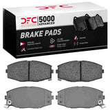 Dynamic Friction 1986-1992 Toyota Supra Front 5000 Advanced Ceramic Brake Pads by Dynamic Friction Company 1551-0435-00