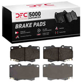 Dynamic Friction 1995-2008 Toyota Tacoma Front 5000 Advanced Ceramic Brake Pads by Dynamic Friction Company 1551-0436-00