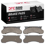 Dynamic Friction 1975-1994 Ford F-350 4WD (Excl Super Duty) Front 5000 Advanced Semi Metallic Brake Pads by Dynamic Friction Company 1551-0450-00