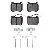Dynamic Friction 1977-1989 Peugeot 505/604 Front 5000 Advanced Semi Metallic Brake Pads and Hardware Kit by Dynamic Friction Company 1551-0455-01