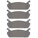 Dynamic Friction 1990-1996 Ford Escort Rear 5000 Advanced Ceramic Brake Pads by Dynamic Friction Company 1551-0458-00