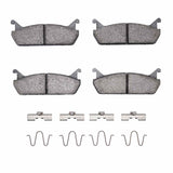Dynamic Friction 1990-1996 Ford Escort Rear 5000 Advanced Ceramic Brake Pads and Hardware Kit by Dynamic Friction Company 1551-0458-01