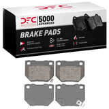 Dynamic Friction 1989-1996 Nissan 300ZX Turbo Rear 5000 Advanced Semi Metallic Brake Pads by Dynamic Friction Company 1551-0461-00