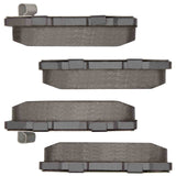 Dynamic Friction 1989-1996 Nissan 300ZX Turbo Rear 5000 Advanced Semi Metallic Brake Pads by Dynamic Friction Company 1551-0461-00