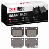 Dynamic Friction 2006-2007 Subaru Impreza Rear 5000 Advanced Semi Metallic Brake Pads by Dynamic Friction Company 1551-0461-10