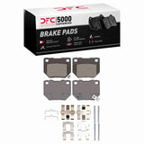 Dynamic Friction 2006-2007 Subaru Impreza Rear 5000 Advanced Semi Metallic Brake Pads and Hardware Kit by Dynamic Friction Company 1551-0461-11