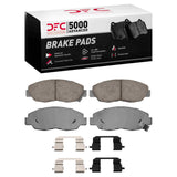 Dynamic Friction 1990-1999 Acura CL Front 5000 Advanced Ceramic Brake Pads and Hardware Kit by Dynamic Friction Company 1551-0465-01
