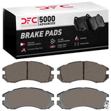 Dynamic Friction 1990-1996 Subaru Legacy Front 5000 Advanced Ceramic Brake Pads by Dynamic Friction Company 1551-0470-00