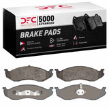 Dynamic Friction 1990-2006 Jeep Grand Wagoneer Front 5000 Advanced Semi Metallic Brake Pads by Dynamic Friction Company 1551-0477-00