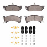Dynamic Friction 1988-1990 Chrysler New Yorker Front 5000 Advanced Semi Metallic Brake Pads and Hardware Kit by Dynamic Friction Company 1551-0478-01