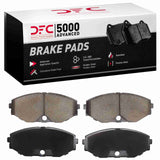 Dynamic Friction 1990-1995 Infiniti Q45 Front 5000 Advanced Semi Metallic Brake Pads by Dynamic Friction Company 1551-0486-00