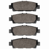 Dynamic Friction 1990-1992 Lexus LS400 Rear 5000 Advanced Ceramic Brake Pads by Dynamic Friction Company 1551-0488-00