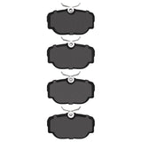 Dynamic Friction 1989-2002 BMW Z1 Front/Rear 5000 Advanced Low Metallic Brake Pads by Dynamic Friction Company 1551-0493-00