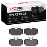 Dynamic Friction 1989-2002 BMW Z1 Front/Rear 5000 Advanced Low Metallic Brake Pads by Dynamic Friction Company 1551-0493-00