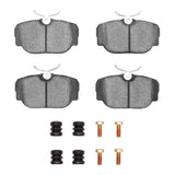 Dynamic Friction 1989-1991 BMW Z1 Front 5000 Advanced Low Metallic Brake Pads and Hardware Kit by Dynamic Friction Company 1551-0493-03