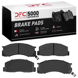 Dynamic Friction 1991-1996 Toyota Previa Front 5000 Advanced Ceramic Brake Pads by Dynamic Friction Company 1551-0500-00