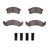 Dynamic Friction 1991-1993 Buick Riviera Front 5000 Advanced Semi Metallic Brake Pads and Hardware Kit by Dynamic Friction Company 1551-0505-01
