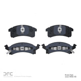 Dynamic Friction 1990-2005 Buick Skylark Front 5000 Advanced Semi Metallic Brake Pads by Dynamic Friction Company 1551-0506-00