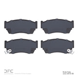 Dynamic Friction 1991-2017 Nissan Sentra Front 5000 Advanced Semi Metallic Brake Pads by Dynamic Friction Company 1551-0510-00