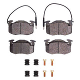 Dynamic Friction 1983-1983 Renault Fuego Front 5000 Advanced Semi Metallic Brake Pads and Hardware Kit by Dynamic Friction Company 1551-0516-02