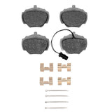 Dynamic Friction 1987-1995 Land Rover Range Rover Rear 5000 Advanced Low Metallic Brake Pads and Hardware Kit by Dynamic Friction Company 1551-0518-01