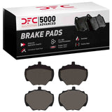 Dynamic Friction 1974-2016 Land Rover Defender (Mexico) Rear 5000 Advanced Low Metallic Brake Pads