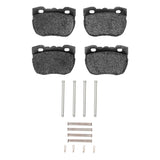 Dynamic Friction 1990-1995 Land Rover Range Rover Front 5000 Advanced Low Metallic Brake Pads and Hardware Kit by Dynamic Friction Company 1551-0520-01