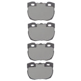 Dynamic Friction 1994-1999 Land Rover Discovery Front 5000 Advanced Low Metallic Brake Pads by Dynamic Friction Company 1551-0520-10