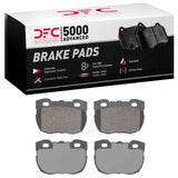Dynamic Friction 1994-1999 Land Rover Discovery Front 5000 Advanced Low Metallic Brake Pads by Dynamic Friction Company 1551-0520-10