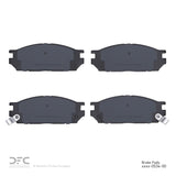 Dynamic Friction 1991-1992 Dodge Colt Front 5000 Advanced Semi Metallic Brake Pads by Dynamic Friction Company 1551-0534-00