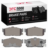 Dynamic Friction 1991-2001 Infiniti G20 Rear 5000 Advanced Ceramic Brake Pads by Dynamic Friction Company 1551-0540-00