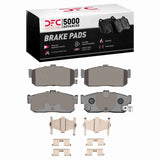Dynamic Friction 1991-2001 Infiniti I30 Rear 5000 Advanced Ceramic Brake Pads and Hardware Kit by Dynamic Friction Company 1551-0540-01