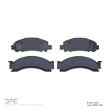 Dynamic Friction 1971-2006 Chevrolet R30/R3500 Pickup Rear/Front 5000 Advanced Semi Metallic Brake Pads by Dynamic Friction Company 1551-0543-00