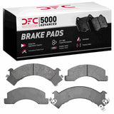 Dynamic Friction 1988-1997 Chevrolet W3500 Gas Engine Front 5000 Advanced Semi Metallic Brake Pads by Dynamic Friction Company 1551-0546-00