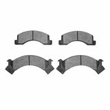 Dynamic Friction 1988-1997 Chevrolet W3500 Gas Engine Front 5000 Advanced Semi Metallic Brake Pads by Dynamic Friction Company 1551-0546-00