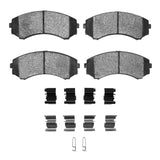 Dynamic Friction 1992-1993 Mazda MPV Front 5000 Advanced Semi Metallic Brake Pads and Hardware Kit by Dynamic Friction Company 1551-0550-01