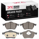 Dynamic Friction 1992-2000 Audi A6 (USA/Canada) Front 5000 Advanced Low Metallic Brake Pads by Dynamic Friction Company 1551-0555-00