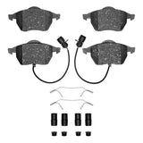 Dynamic Friction 1992-2000 Audi A6 (USA/Canada) Front 5000 Advanced Low Metallic Brake Pads and Hardware Kit by Dynamic Friction Company 1551-0555-01