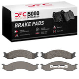 Dynamic Friction 1992-1994 Ford E-350 Econoline Front 5000 Advanced Semi Metallic Brake Pads by Dynamic Friction Company 1551-0557-00