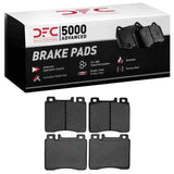 Dynamic Friction 1991-1999 Mercedes-Benz S600 Front 5000 Advanced Low Metallic Brake Pads by Dynamic Friction Company 1551-0577-00
