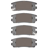 Dynamic Friction 1992-2004 Acura SLX Rear 5000 Advanced Ceramic Brake Pads by Dynamic Friction Company 1551-0580-00