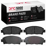 Dynamic Friction 1992-1995 Toyota MR2 Front 5000 Advanced Semi Metallic Brake Pads by Dynamic Friction Company 1551-0582-00