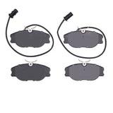 Dynamic Friction 1991-1995 Alfa Romeo 164 Front 5000 Advanced Semi Metallic Brake Pads by Dynamic Friction Company 1551-0590-00