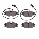Dynamic Friction 1991-1995 Alfa Romeo 164 Front 5000 Advanced Semi Metallic Brake Pads by Dynamic Friction Company 1551-0590-00
