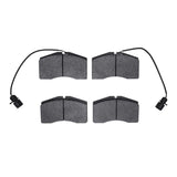 Dynamic Friction 2001-2003 Audi S8 Front 5000 Advanced Low Metallic Brake Pads by Dynamic Friction Company 1551-0594-19